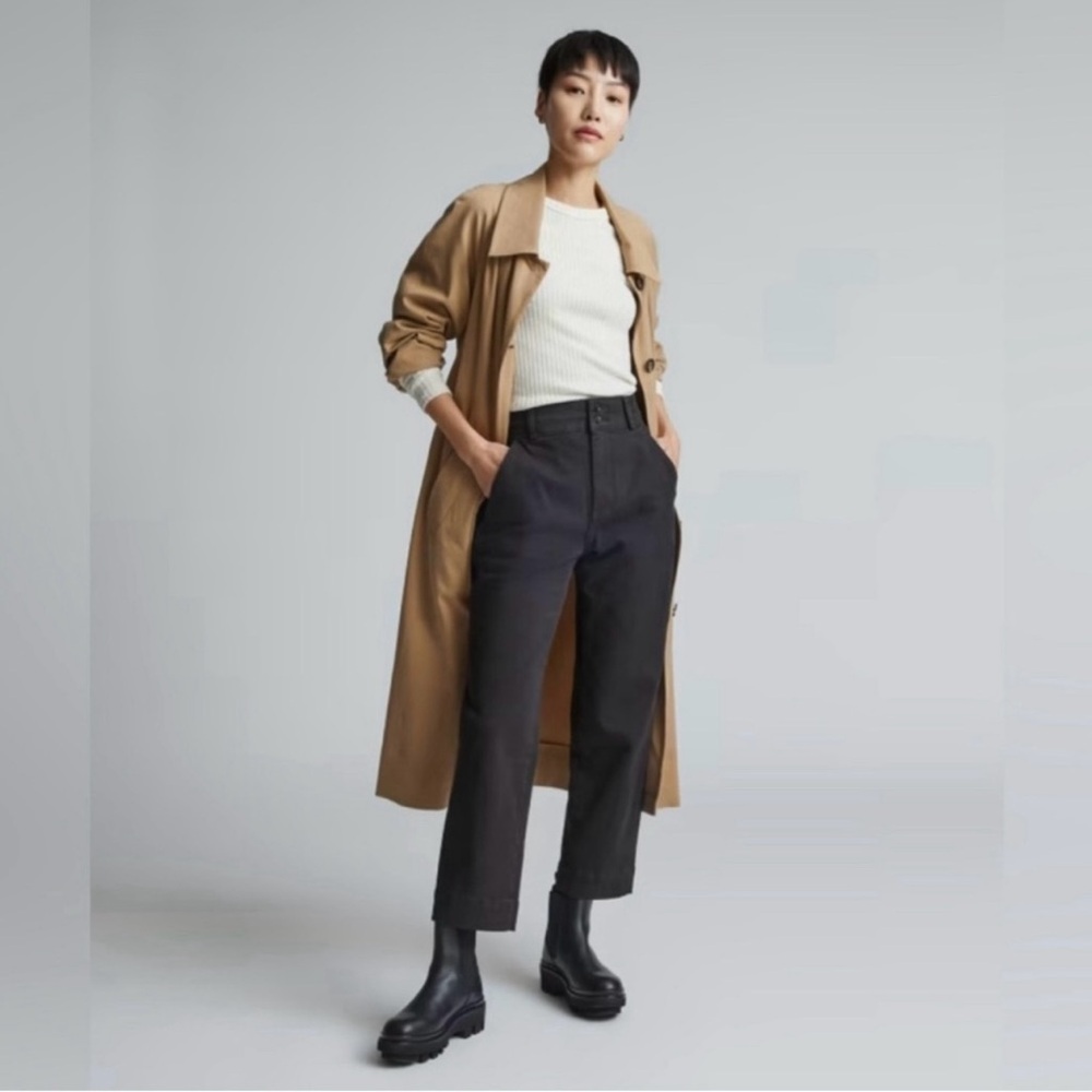 🦃 Everlane Organic Straight Leg Crop Pant